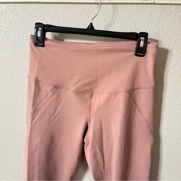 Zella High Waist Dusty Rose Pink Leggings Comfortable Stylish Size M - Picture 2 of 9